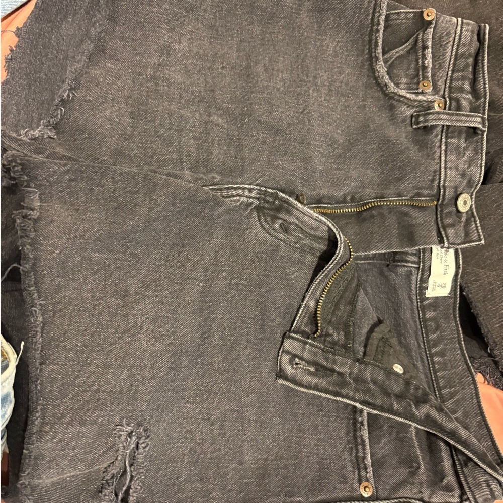 Abercrombie & Fitch Dark Gray Jean Shorts